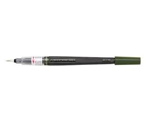 Pentel Color Brush - Pincel recargable, color verde oliva