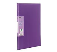 Pentel DCF343 Recycology Vivid - Carpeta (polipropileno reciclado al 50% A4, con 30 fundas), color violeta, color morado
