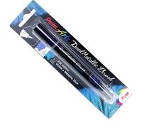 Pentel Doble Metálico Pincel Tinta Irisada Brillante Arte Dibujo Fino a Amplio