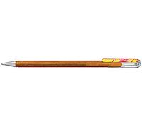 Pentel Dual Metallic K110 Bolígrafo Gel 1.0mm Oro rojo 1 Ud