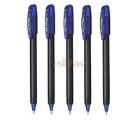 Pentel EnerGel BL 417 Roller Gel Pen - Tinta azul Punta de 0,7 mm - Paquete de 5