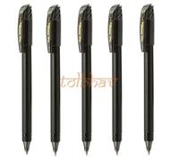 Pentel EnerGel BL 417 Roller Gel Pen - Tinta Negra 0.7mm Punto - Paquete de 5