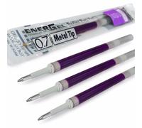 Pentel Energel BL77/BL57/BL37/BL37 - Recambio de punta de metal (0,7 mm, 4 unidades)