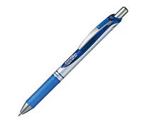 Pentel Energel BL77 Tinta Gel Punta Redonda Bolígrafo/Clic Bolígrafo - 0.35mm, Paquete de 1 - Azul, 0,35 mm