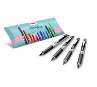 Pentel Energel Bolígrafo BL77 - Boli Retráctil con Clip Metálico, de Uso muy Cómodo para Escritura Suave, Perfecto para Colegios y Oficinas, Recargable