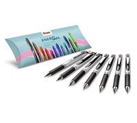 Pentel Energel Bolígrafo BL77 y Pentel Potaminas PL75 - Boli y Portaminas de Diseño Distinguido, de Uso muy Cómodo para Escritura Suave, Perfecto para Colegios y Oficinas, Recargable