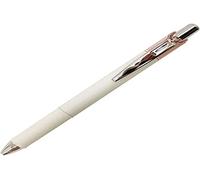 Pentel EnerGel Clena Bolígrafo retráctil de gel líquido, punta de aguja de 0,5 mm, tinta negra, cuerpo rosa clásico (BLN75LP-A)