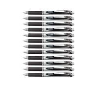 Pentel - EnerGel Deluxe RTX - Bolígrafo retráctil de gel líquido, color negro 0.3mm Needle