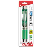 Pentel EnerGel Deluxe RTX Retractable Gel líquido pluma, 0,7 mm, punta de metal, tinta verde, (bl77bp2d) por Pentel