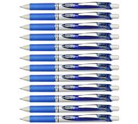 Pentel EnerGel Eco BL77E - Bolígrafo de gel (12 unidades), color azul