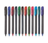 Pentel Energel - Juego de 12 bolígrafos de gel con punta de metal de 0,7 mm, multicolor