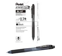 Pentel EnerGel-X -BL107-A Bolígrafos retráctiles (12 unidades, punta de 0,7 mm), color negro