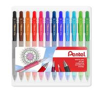 Pentel Energel X BL107 - Bolígrafos retráctiles de gel, punta de 0,7 mm, juego de 12 unidades, esencial)