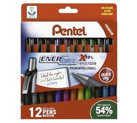 Pentel EnerGel Xm - Cartera (12 unidades), varios colores