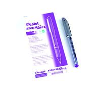 Pentel Energel XM de Tinta Negra - Violeta, Pack of 12