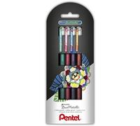 Pentel Estuche de bolígrafo Hybrid Dual Metallic