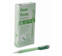 Pentel Fiesta - Portaminas, 0,5 mm, 12 unidades, color verde