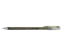 Pentel Hybrid Dual Metallic - Rollers de tinta de gel metálico pastel K110, plata + cobre y verde metálico, juego de 12 unidades