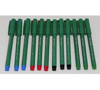 Pentel - Juego de bolígrafos (3 negros, azul, rojo y verde)