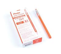 Pentel K110-VFX Mattehop - Bolígrafo roller de tinta de gel con tinta de alta cobertura en acabado mate, modelo con tapa, 1 unidad = 12 unidades, color naranja