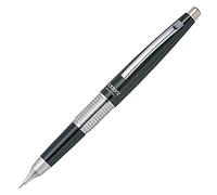 Pentel Kerry P1035-A-HB - Portaminas (incluye 6 minas HB de 0,5 mm, goma de borrar integrada), color negro