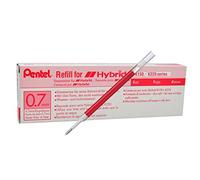 Pentel KFR7-B - Recambio para bolígrafo híbrido de gel, color rojo