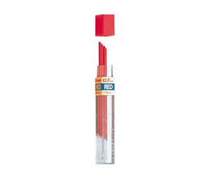 Pentel - Lead Refill, .7mm, 12/TB, Red, Sold as 1 Tube, PENPPR7