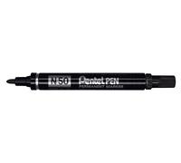 Marcador negro permanente Pentel N50
