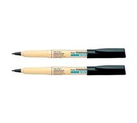 PENTEL Lote de 2 marcadores para textiles GREEN-LABEL NM10, color negro