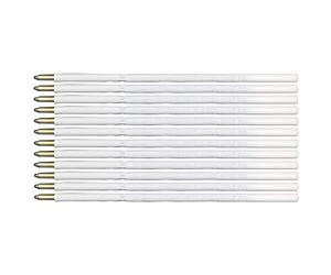 PENTEL Lote de 6 paquetes de 2 minas de recambio para bolígrafo iZee retráctil, color negro