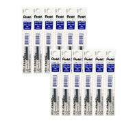 Pentel LRN4 EnerGel - Recambios para roller, 0,4 mm, azul, 12 unidades