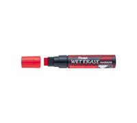Pentel Marcador de tiza de borrado en húmedo con punta de cincel de 10-15 mm Paq