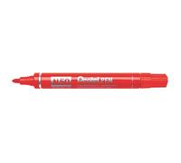 Pentel - Marcador industrial con cuerpo de aluminio y punta gruesa. Apto para ca