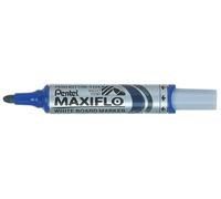 Pentel - Marcador Maxiflo para pizarra blanca (punta gruesa, tinta líquida), color azul. Pack 12