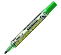 Pentel - Marcador industrial con cuerpo de aluminio y punta gruesa. Apto para casi todas las superficies. Color negro. - Pack de 12