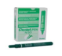 Pentel N50 Bala Puntos Marcador - Parent - Verde, 12