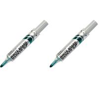 Pentel Marker Maxiflo MWL5M 2-5 mm,verde, 1 unidad (Paquete de 2)