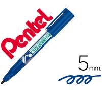 Pentel Marker Nn50 Permanente Punta Redonda Azul