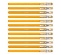 Pentel Mattehop - Juego de 12 bolígrafos de gel (1,0 mm), color amarillo y naranja