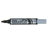 Pentel Maxiflo MWL5M Borrable Rotulador - Negro, 12