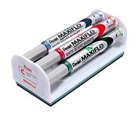 Pentel MaxiFlo - Rotulador para pizarra multicolor (Paquete de 4)