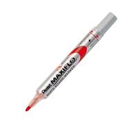 Pentel Maxiflo Verde Etiqueta Rotuladores para Pizarra Blanca Punta Redonda - Rojo