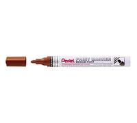 Pentel MMP10 Paint Marker - Marcador permanente de pintura de punta media, 4,5 mm, marrón, 6 unidades