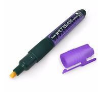 Pentel Mojado Borrar Chalk Marker Bolígrafo - Medio Punta Plana - Una - Violet-