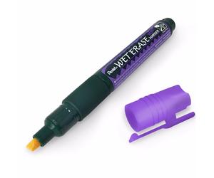 Pentel Mojado Borrar Chalk Marker Bolígrafo - Medio Punta Plana - Una - Violet-