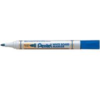 Pentel MW85 Marcador Punta Redonda Azul - 12 Piezas, De Plástico, Color Blanco