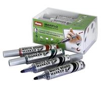 Pentel MWLM5-4N - Paquete de 4 rotuladores para pizarra, multicolor