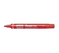 Marcador rojo permanente Pentel N50