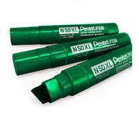 Pentel N50XL Extra Grande Ancha Marcador Permanente - Cincel Punta - Paquete De