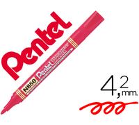 Pentel N850 Marcador Punto Rojo Permanente Rojo